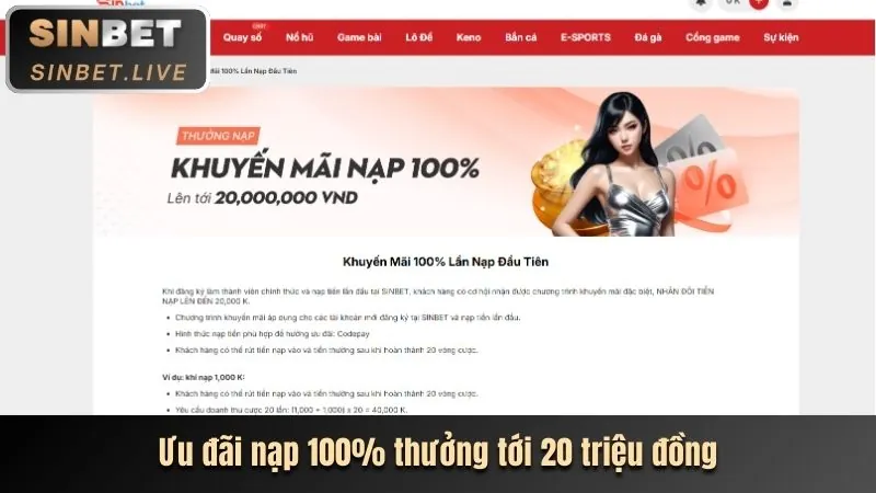 Khuyến mãi chào mừng 1898bet